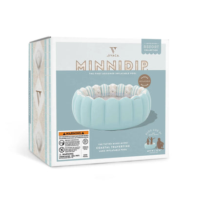 MINNIDIP Tufted 35 Gal Novelty Kiddie Pool - Chambray Blue