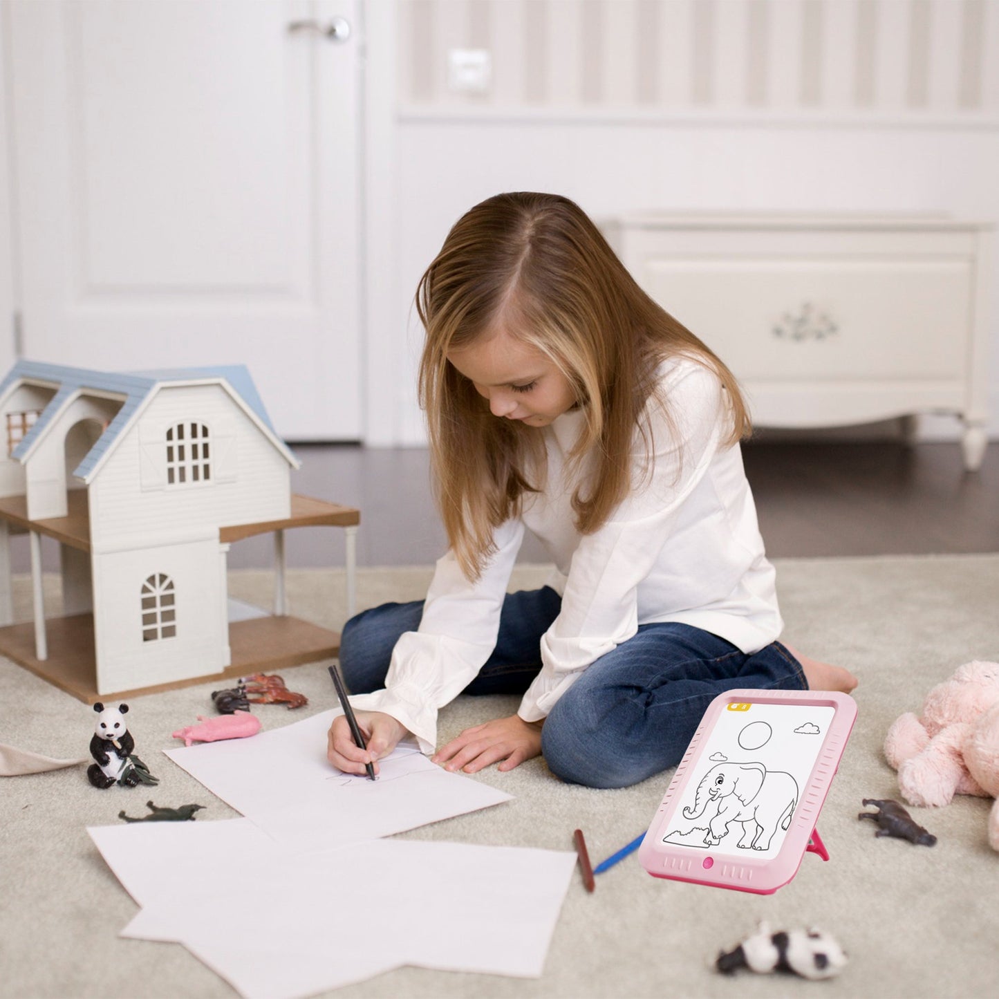 Beram.ae Silver Crest Magic Drawing Board Kids Edition