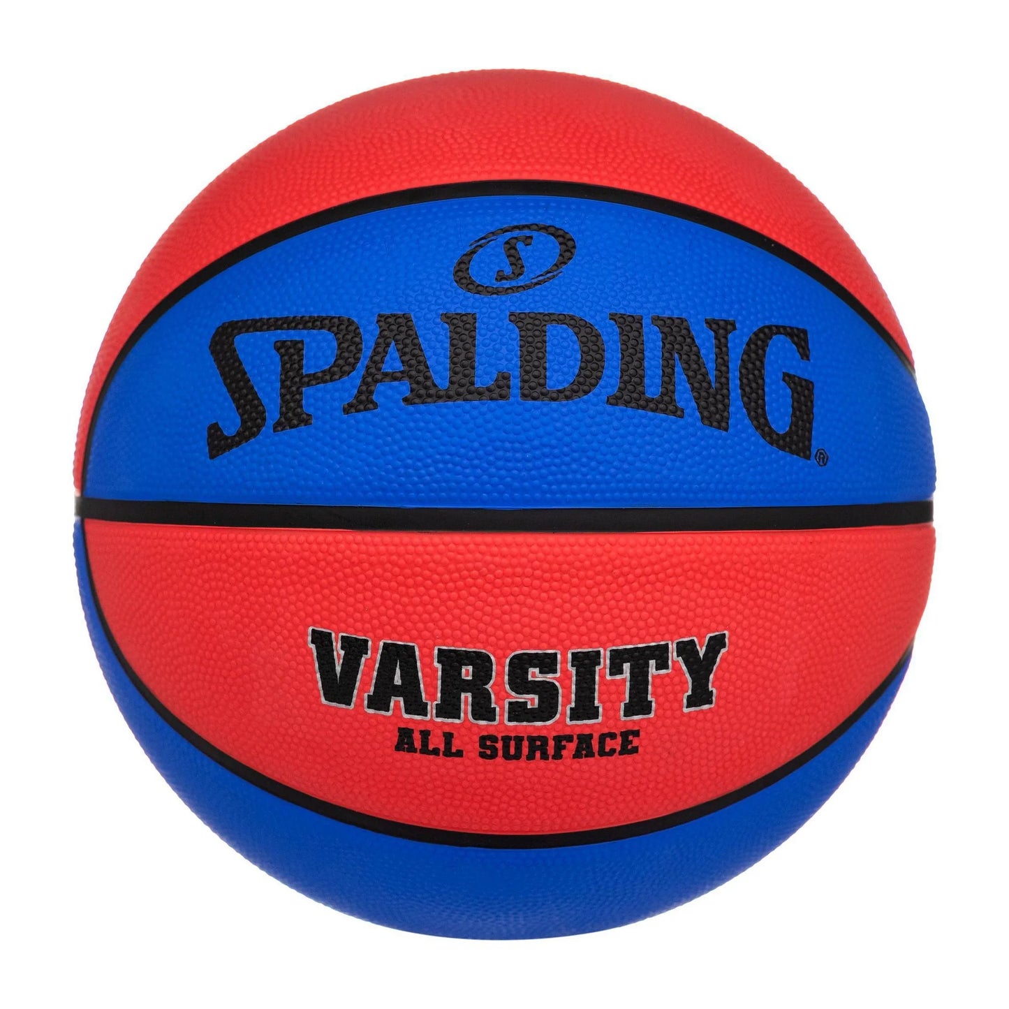 Spalding outdoor basketball with deep channel design for improved grip