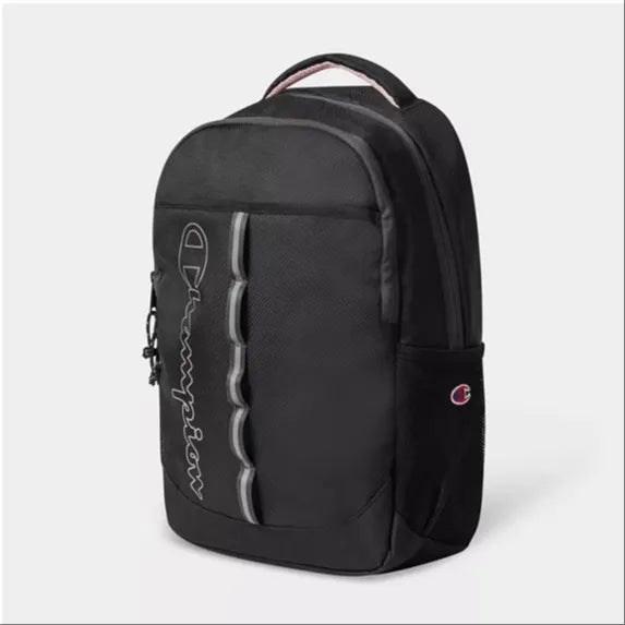 Champion Center Backpack - Black/Pink