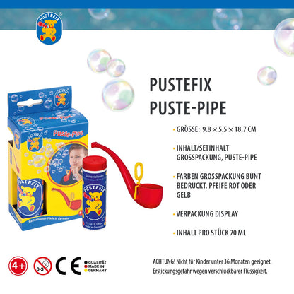 Pustefix Bubbles Pipe Soap Bubbles Toy