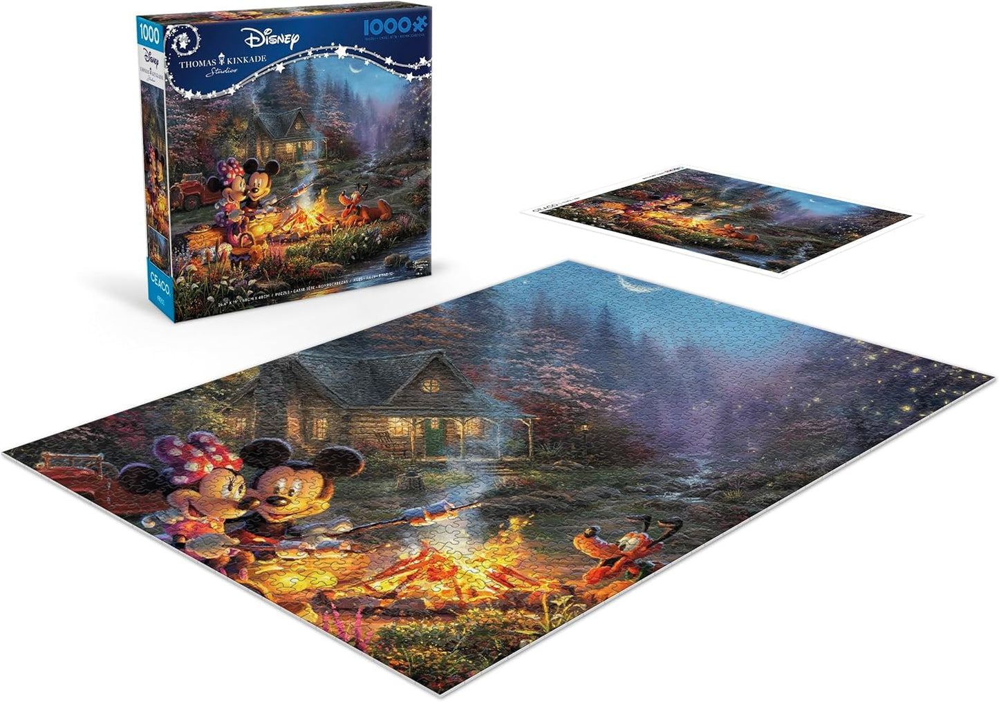 Ceaco Disney Thomas Kinkade Mickey & Minnie Jigsaw Puzzle