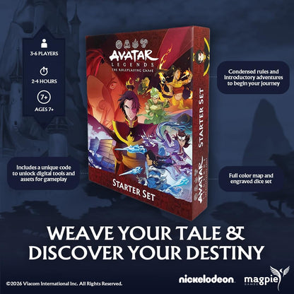 Magpie Games Avatar Legends RPG Starter Set
