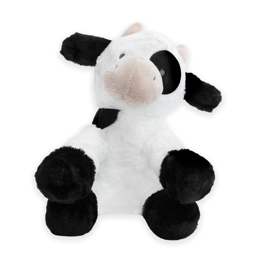 Cute Carter's Cow Waggy musical plush stuffed animal with a soft polyester exterior