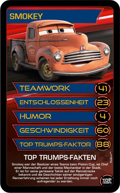 Winning Moves Disney Cars 3 Top Trumps Card Game