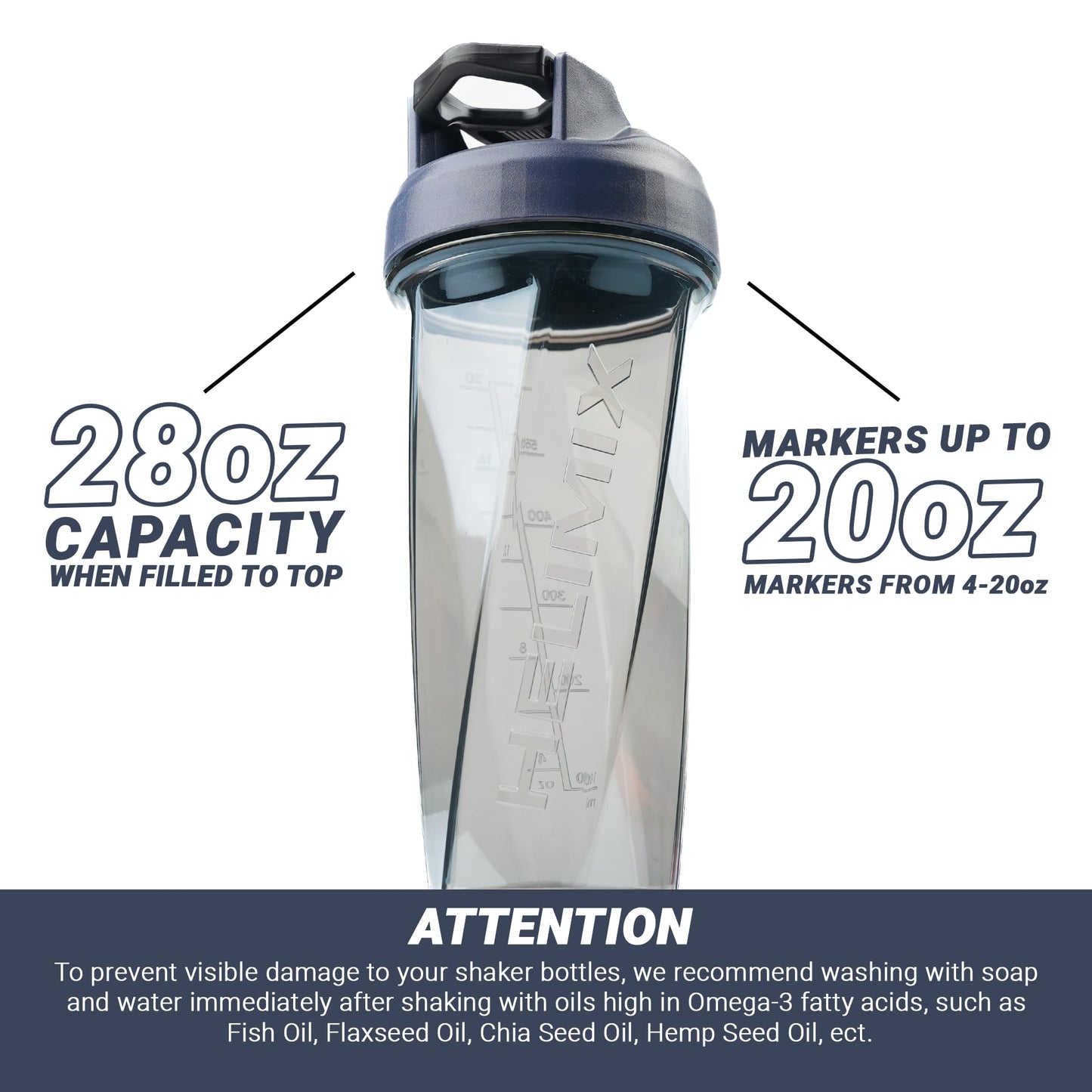 Helimix 2.0 Vortex Blender Shaker Bottle