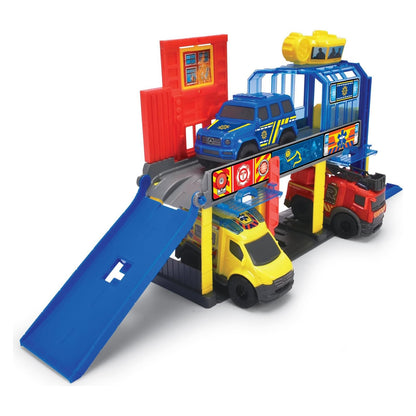 Dickie Toys SOS Mini Rescue Station with 3 Mercedes-Benz Vehicles