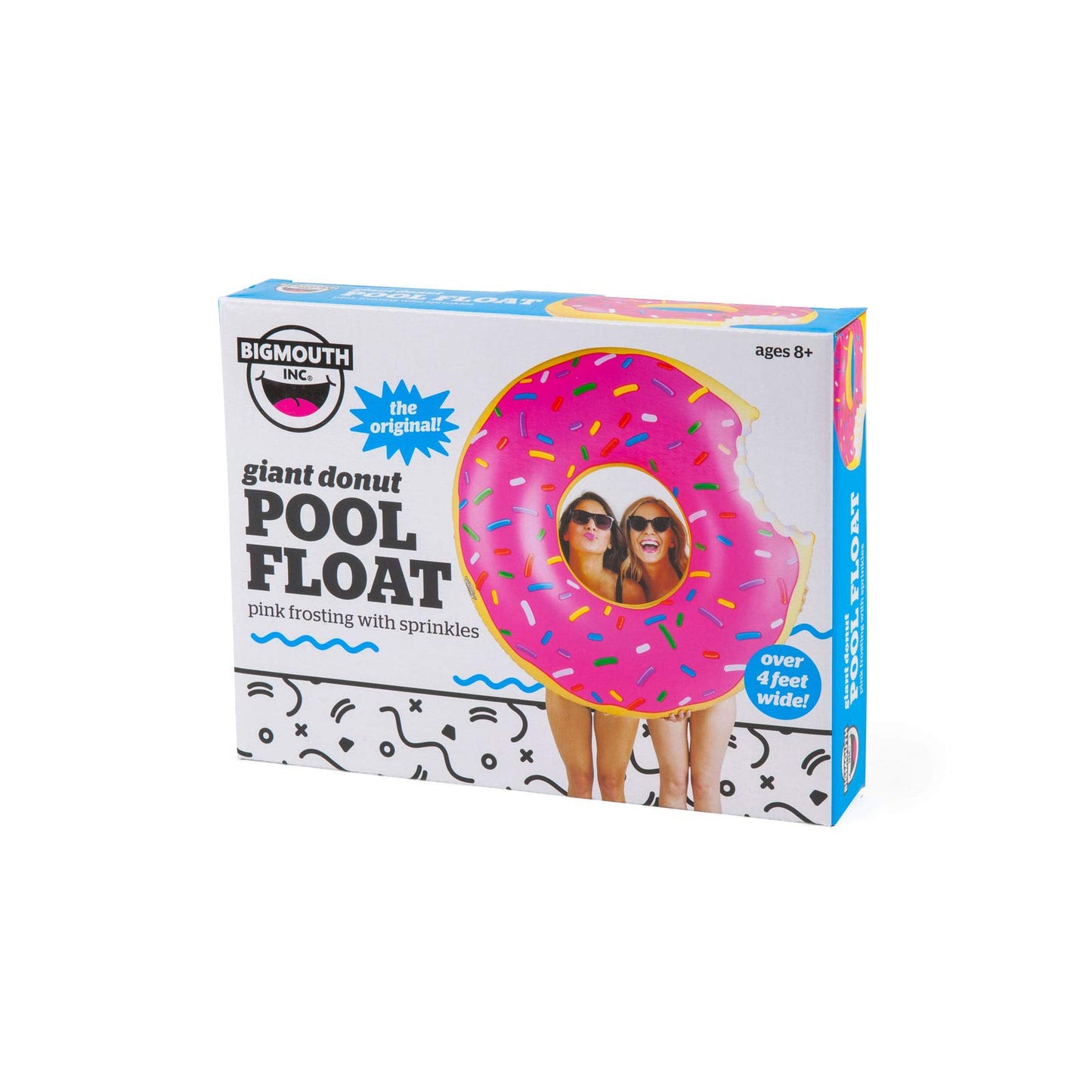 BigMouth Donut Inflatable Pool Float in Multi-Colour
