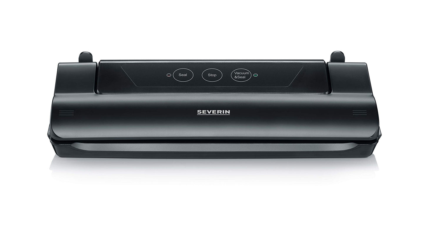 SEVERIN FS 3610 Vacuum Sealer in black with 10 vacuum bags