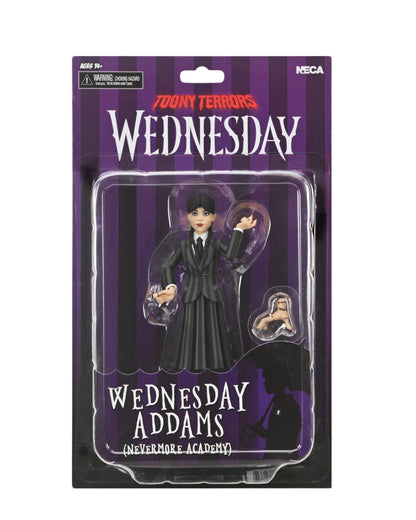 NECA Wednesday Addams 6-Inch Action Figure in Nevermore Uniform
