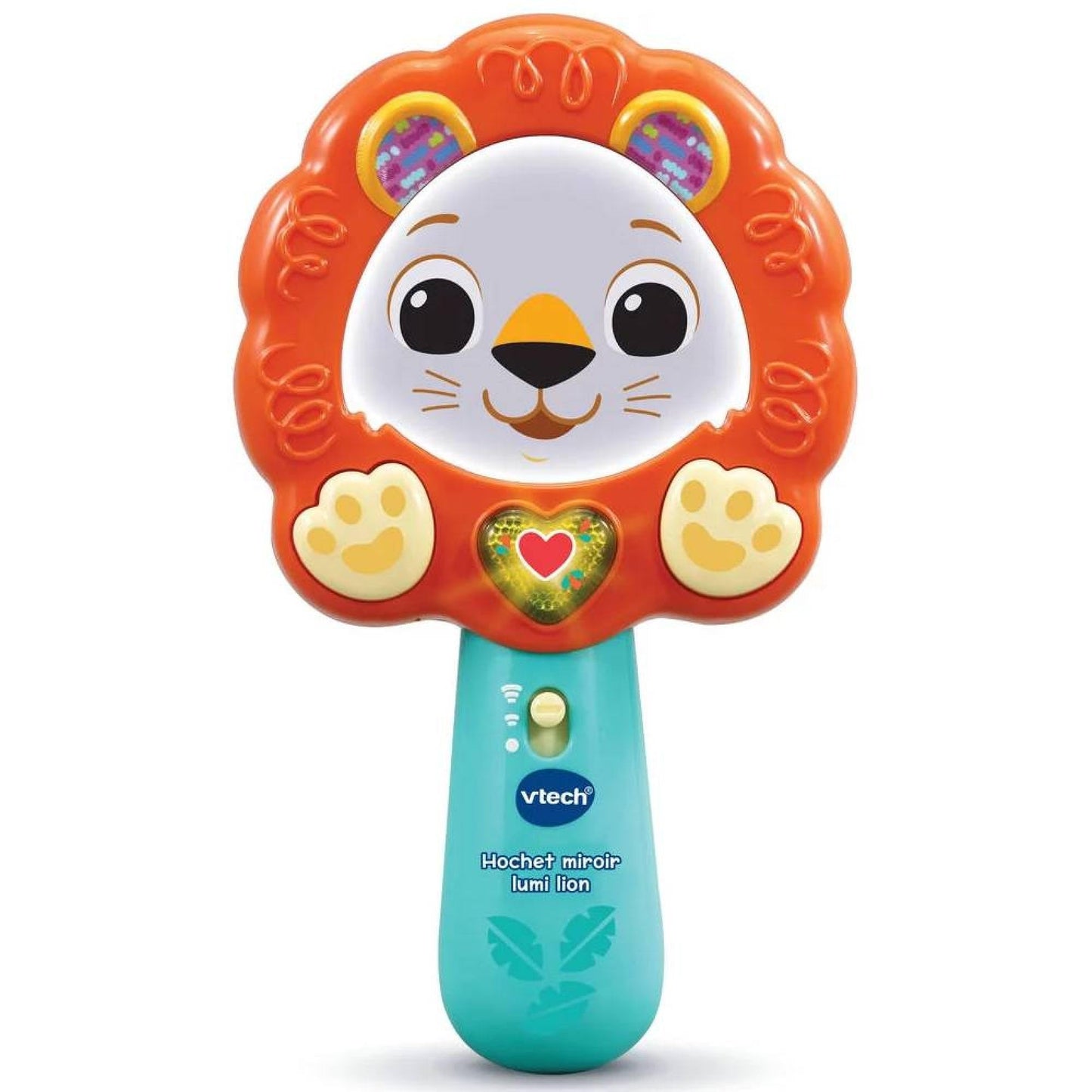 VTech Lumi Lion Mirror Rattle Interactive Musical Baby Toy