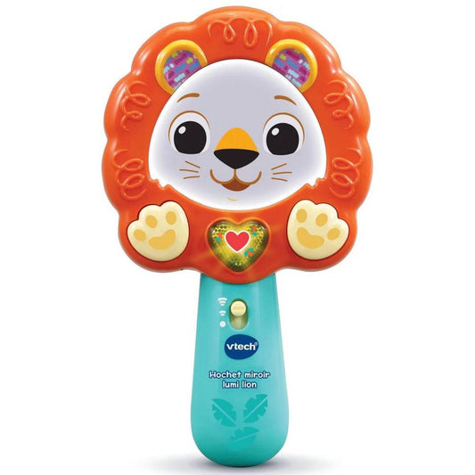 VTech Lumi Lion Mirror Rattle Interactive Musical Baby Toy
