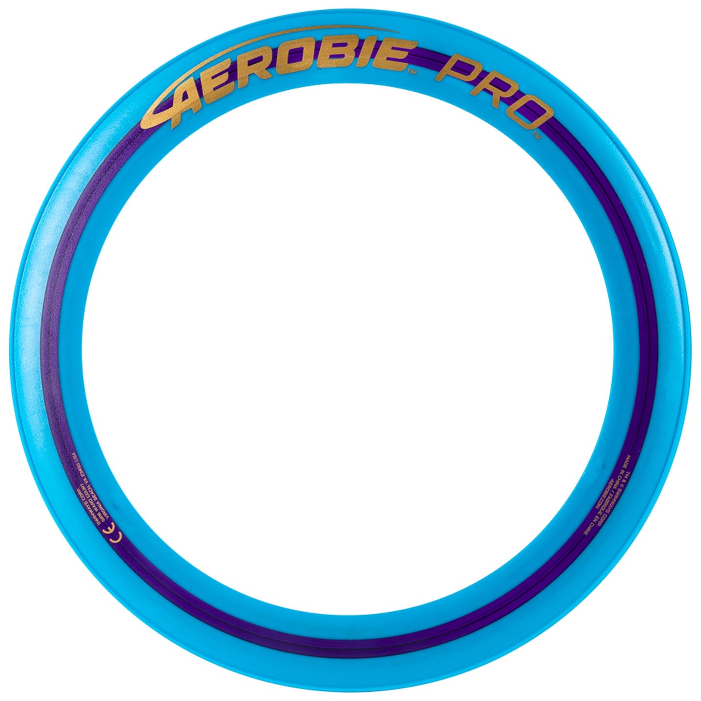 Aerobie Pro Flying Ring Throw Ring, 33 cm Diameter, Blue