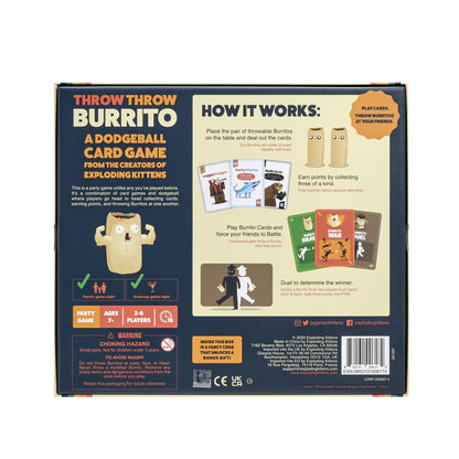 Exploding Kittens Throw Throw Burrito Dodgeball Card Game