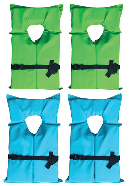O'Brien Type 2 Four Pack CGA Approved Life Jacket with Bag