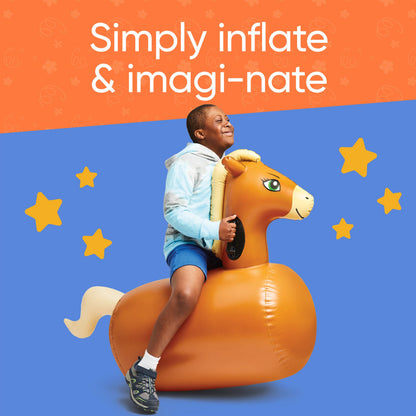 HearthSong Hop 'n Go Horse Inflatable Ride-On