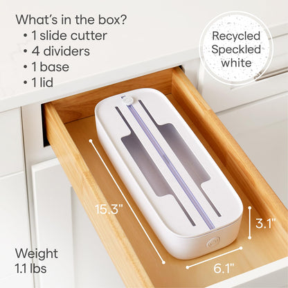 YouCopia StoraRoll 2-in-1 Wrap Dispenser and Drawer Organizer