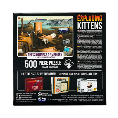 Exploding Kittens Jigsaw Puzzle Bundle with Slothness of Memory