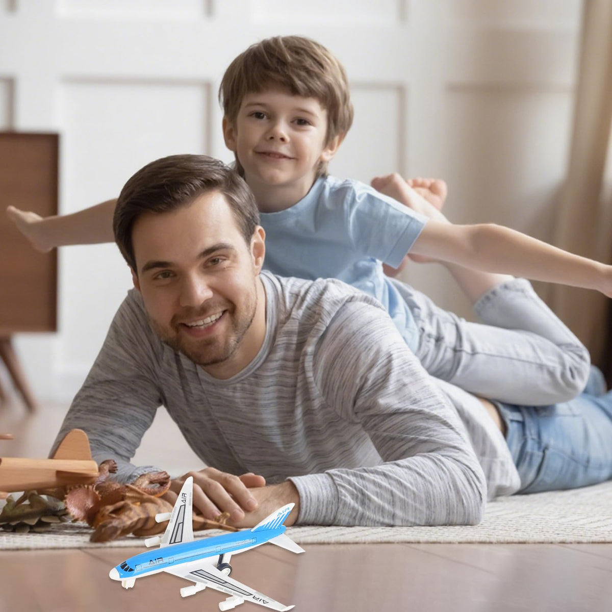 ZPLASK Metal Pull Back Toy Aeroplane for Kids