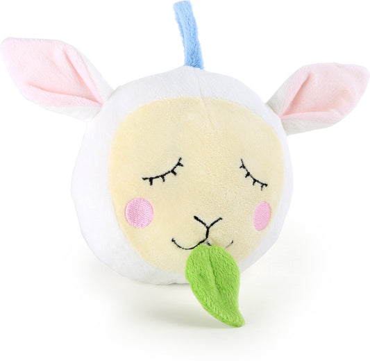 Small Foot Lotta Lamb Musical Toy playing lullaby and 'eating' leaf