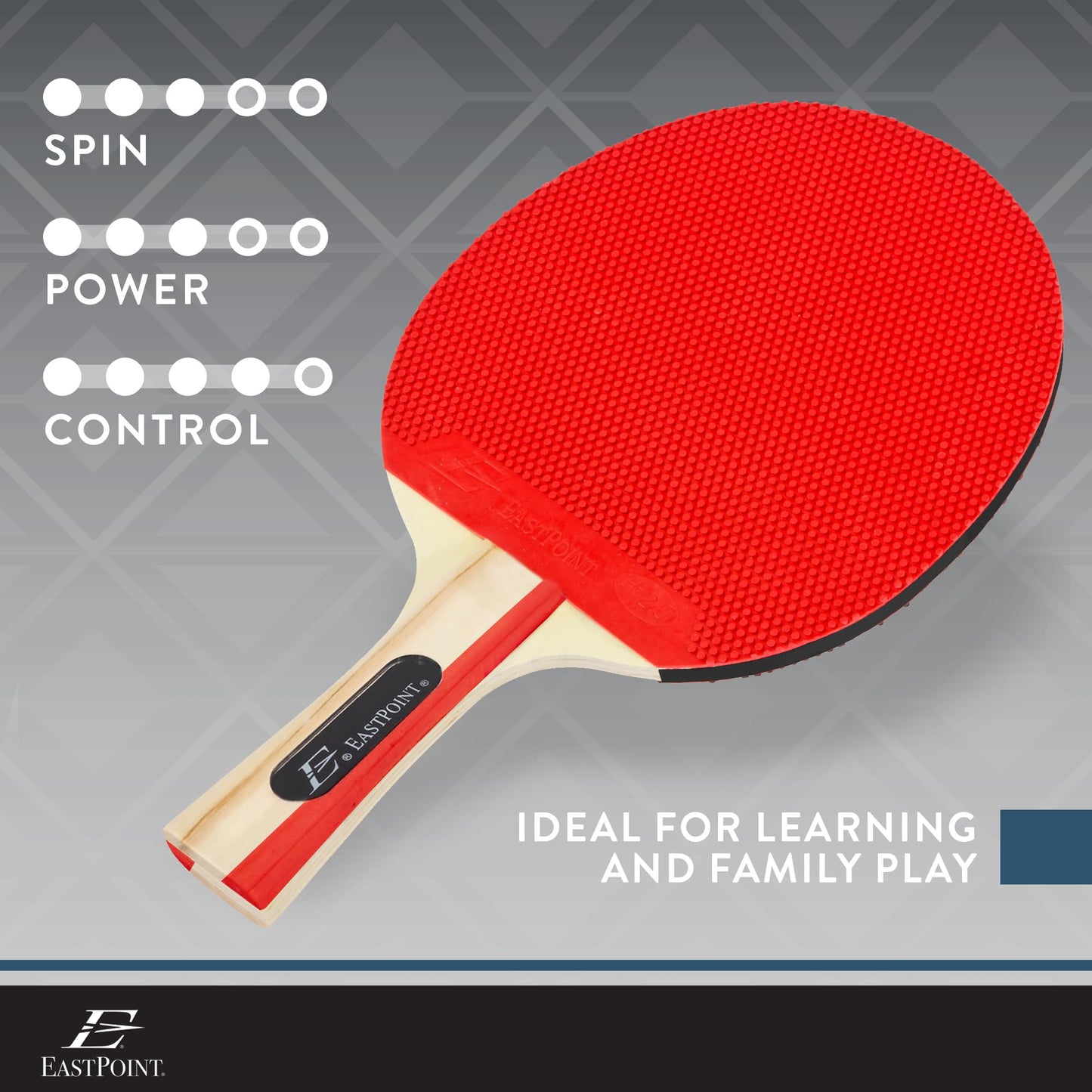 EastPoint Sports Durable Wood Ping Pong Paddle Set