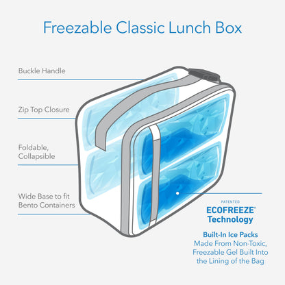 PackIt Freezable Classic Lunch Box with EcoFreeze Technology