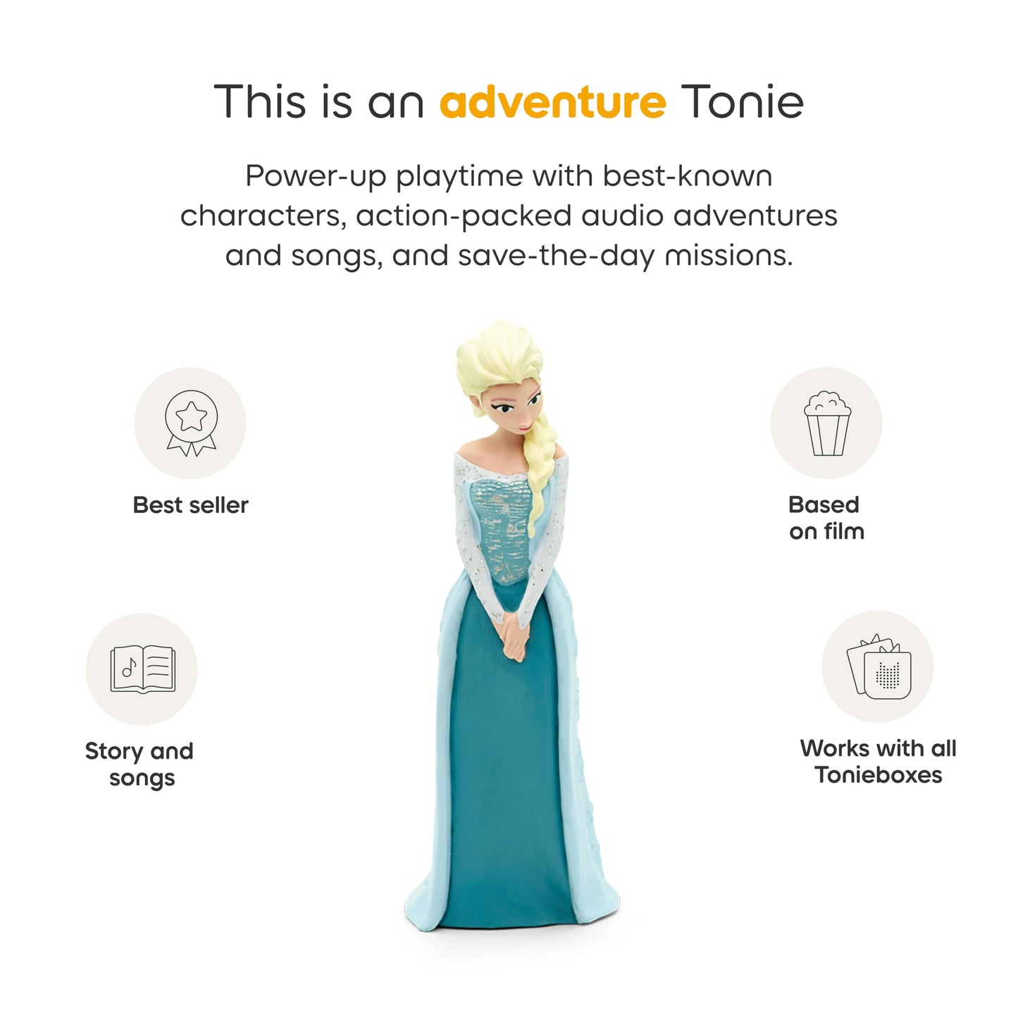 Tonies Elsa Audio Toy Figurine from Disney's Frozen