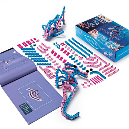C-bionic Flexible Building Blocks System - Seahorse or Fish 2 in 1