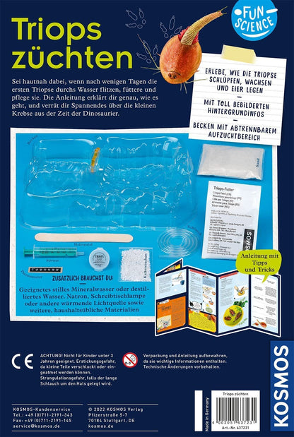 Kosmos Triops Breeding Kit: Fun Science Experiment for Kids