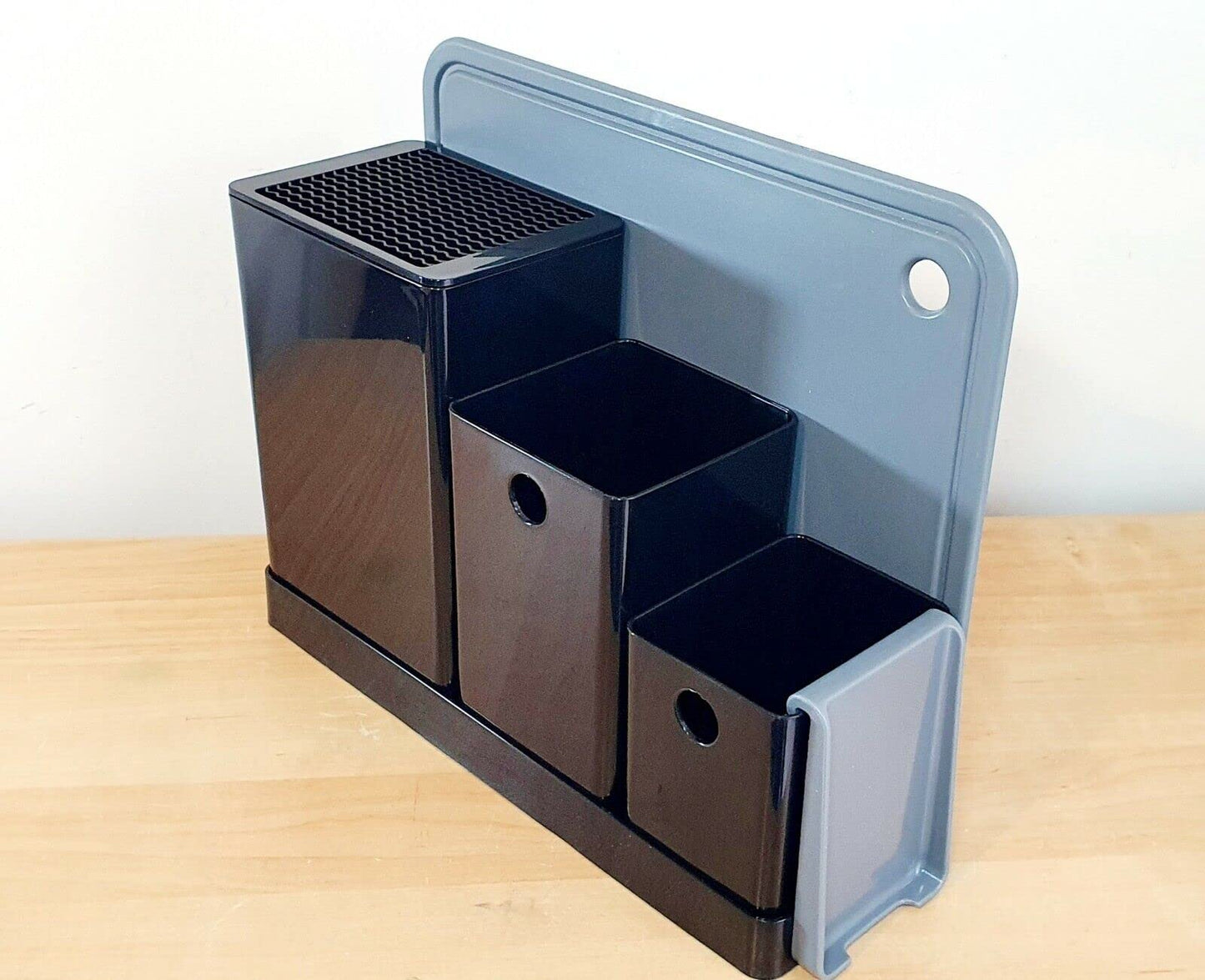 Ernesto 7-Piece Kitchen Cabinet Organizer Set in Black