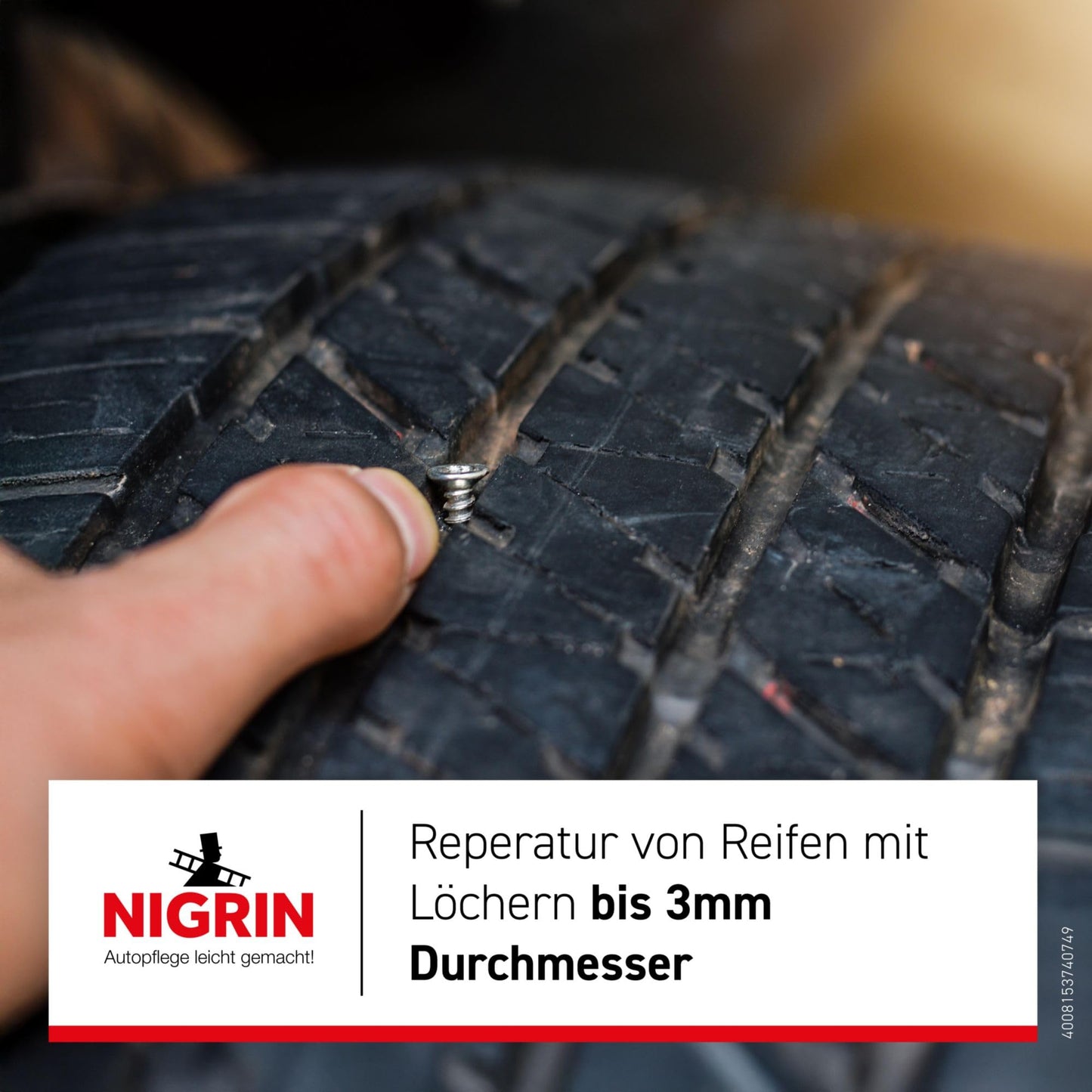 Nigrin 74074 Tyre Sealant for Emergency Repairs