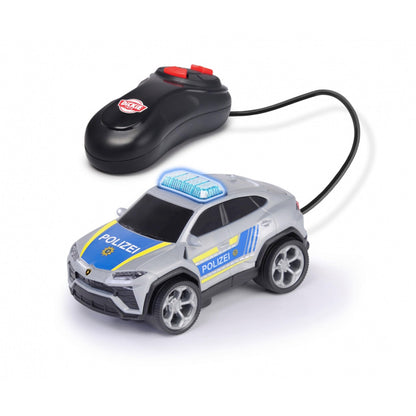 Dickie Toys Lamborghini Urus Police Car with remote control and flashing blue light