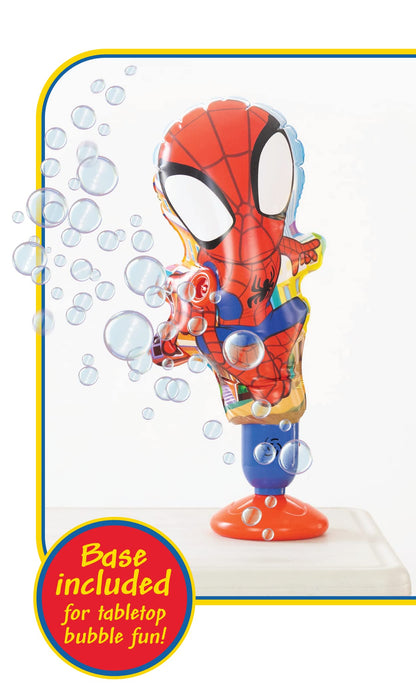 Little Kids Spider-Man Inflatable Bubble Machine with Stand