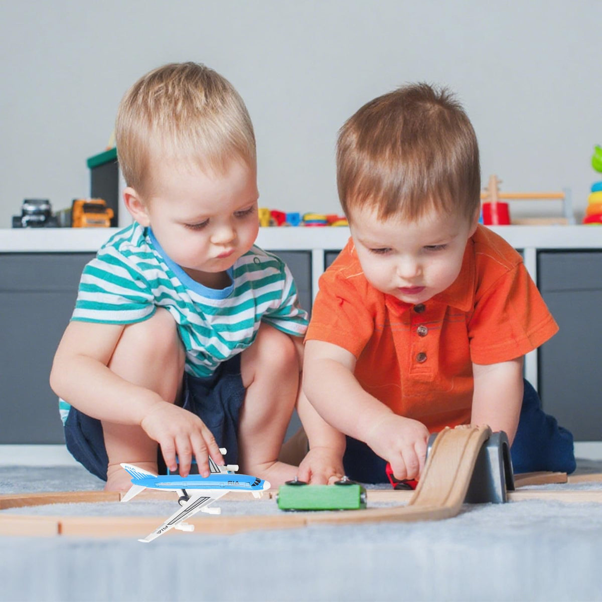 ZPLASK Metal Pull Back Toy Aeroplane for Kids