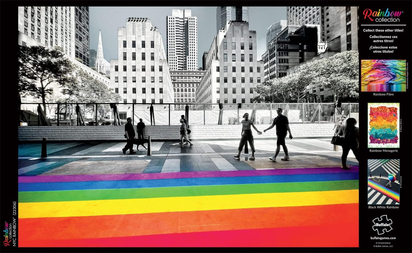 Buffalo Games Mick Mick NYC Rainbow 300 Piece Puzzle