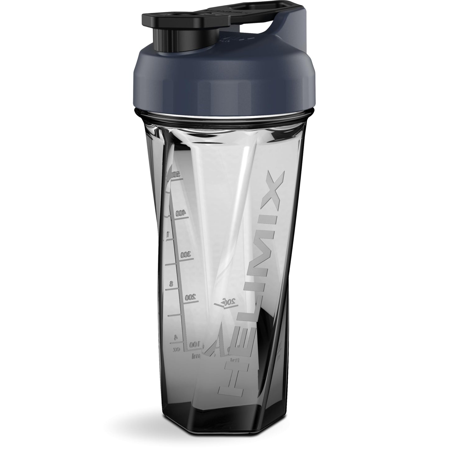 Helimix 2.0 Vortex Blender Shaker Bottle in midnight color, perfect for mixing supplements and drinks