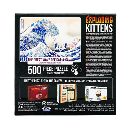Exploding Kittens Jigsaw Puzzle Bundle with Slothness of Memory