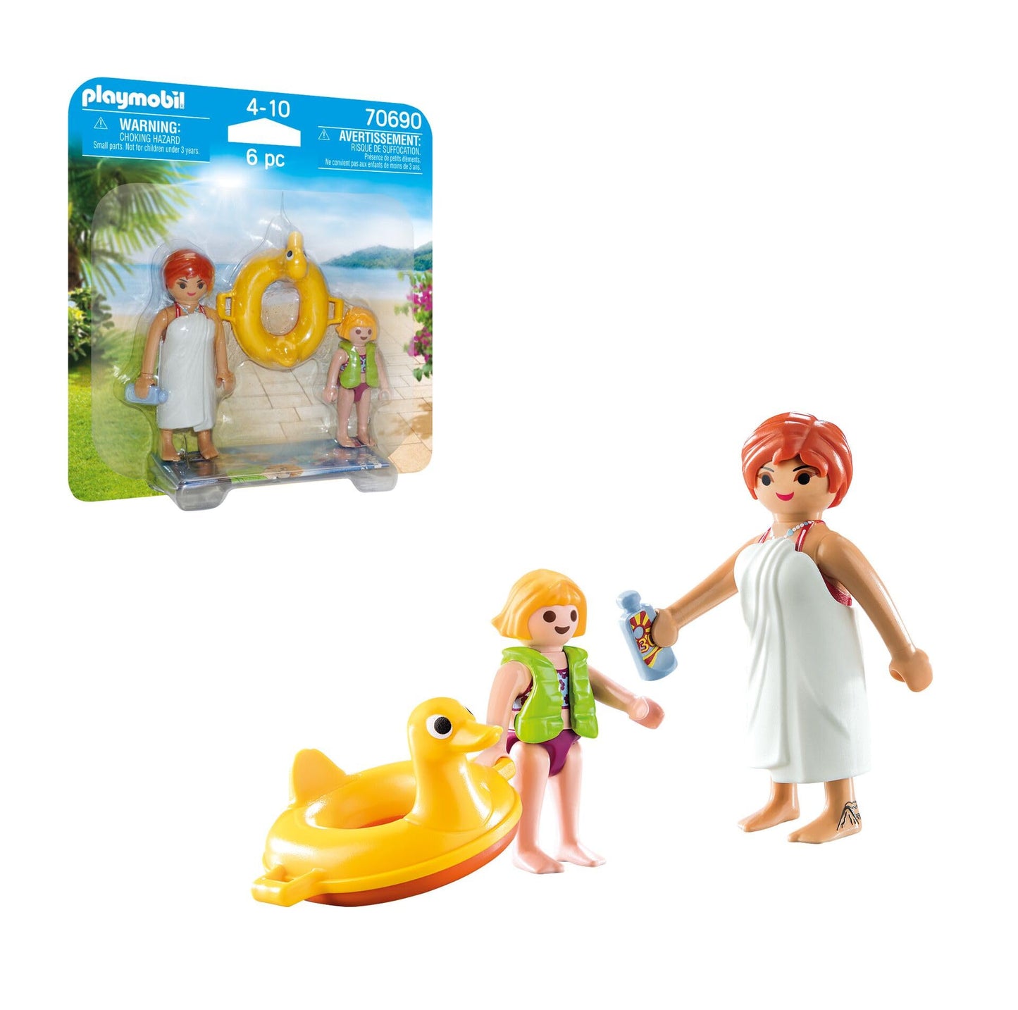 PLAYMOBIL Jurassic World Dinos Duo Pack with Raptor and Figure