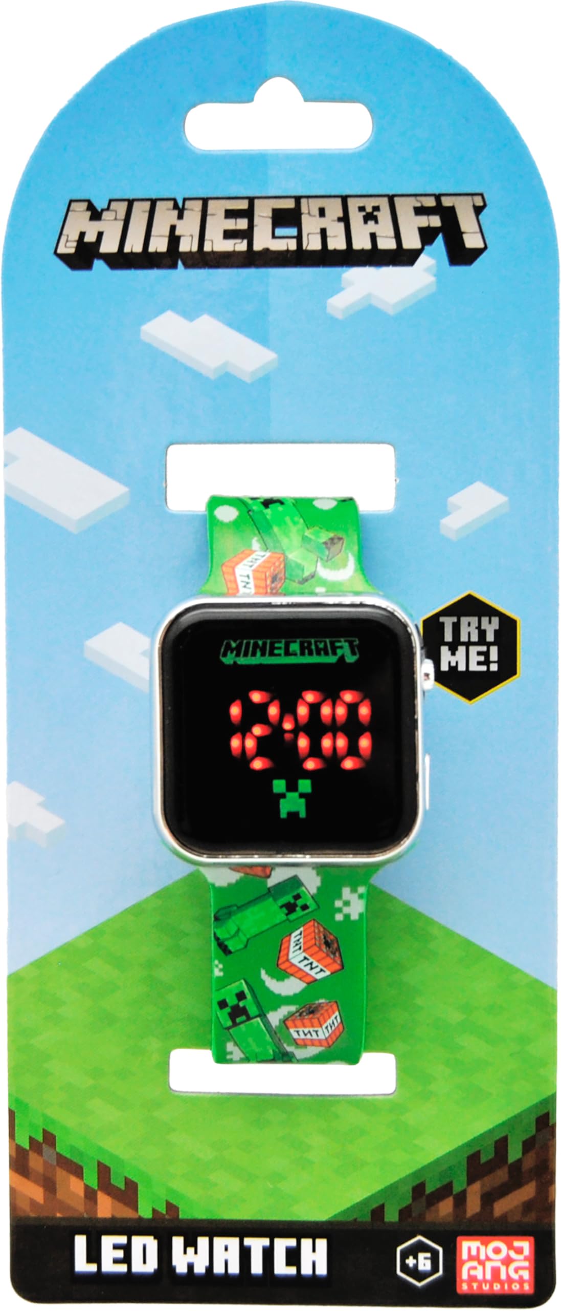 Kids Licensing Kids Euroswan Minecraft LED Watch