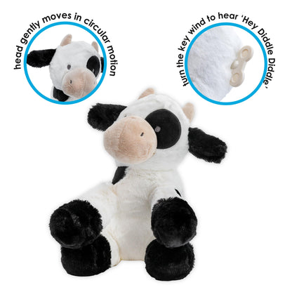 Kids Preferred Carter's Cow Waggy Musical Plush Stuffed Animal