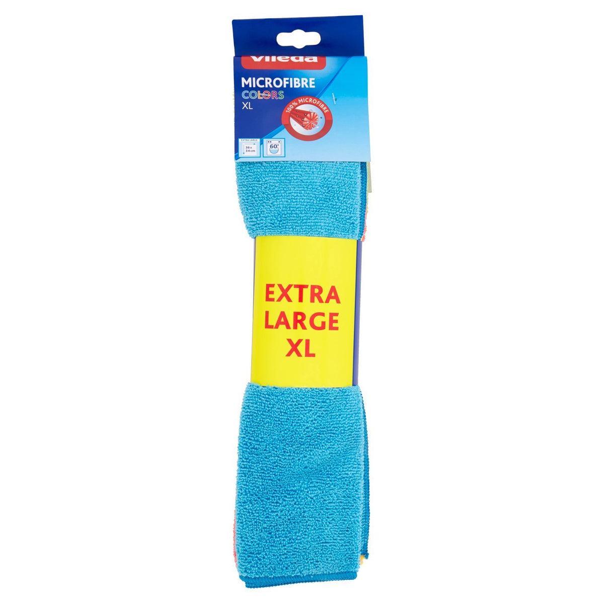 Vileda Fornor 10844 Microfiber Cloth 3 + 1 XL for effective cleaning
