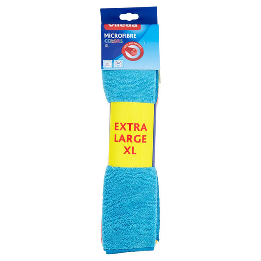 Vileda Fornor 10844 Microfiber Cloth 3 + 1 XL for effective cleaning
