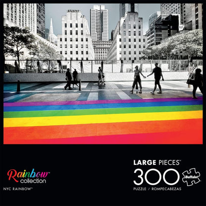 Buffalo Games Mick Mick NYC Rainbow 300 Piece Puzzle