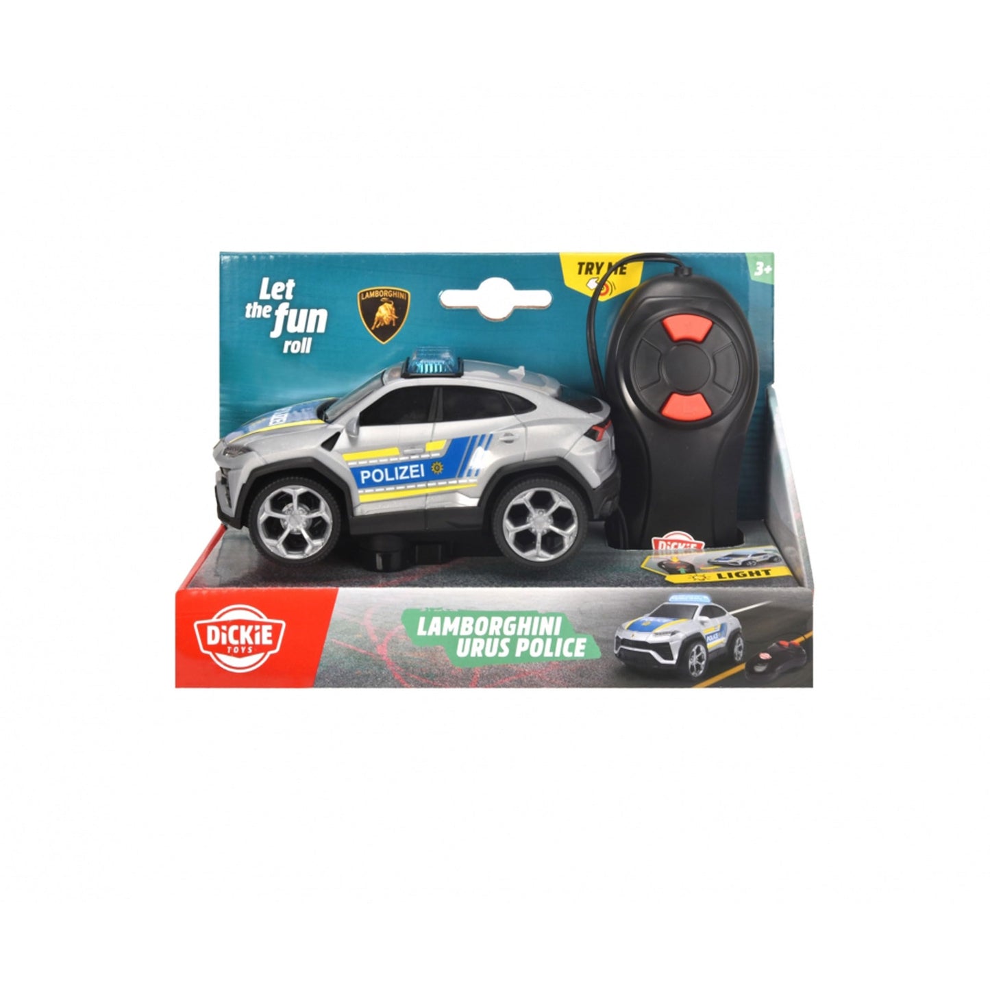 Dickie Toys Lamborghini Urus Police Car with Remote Control