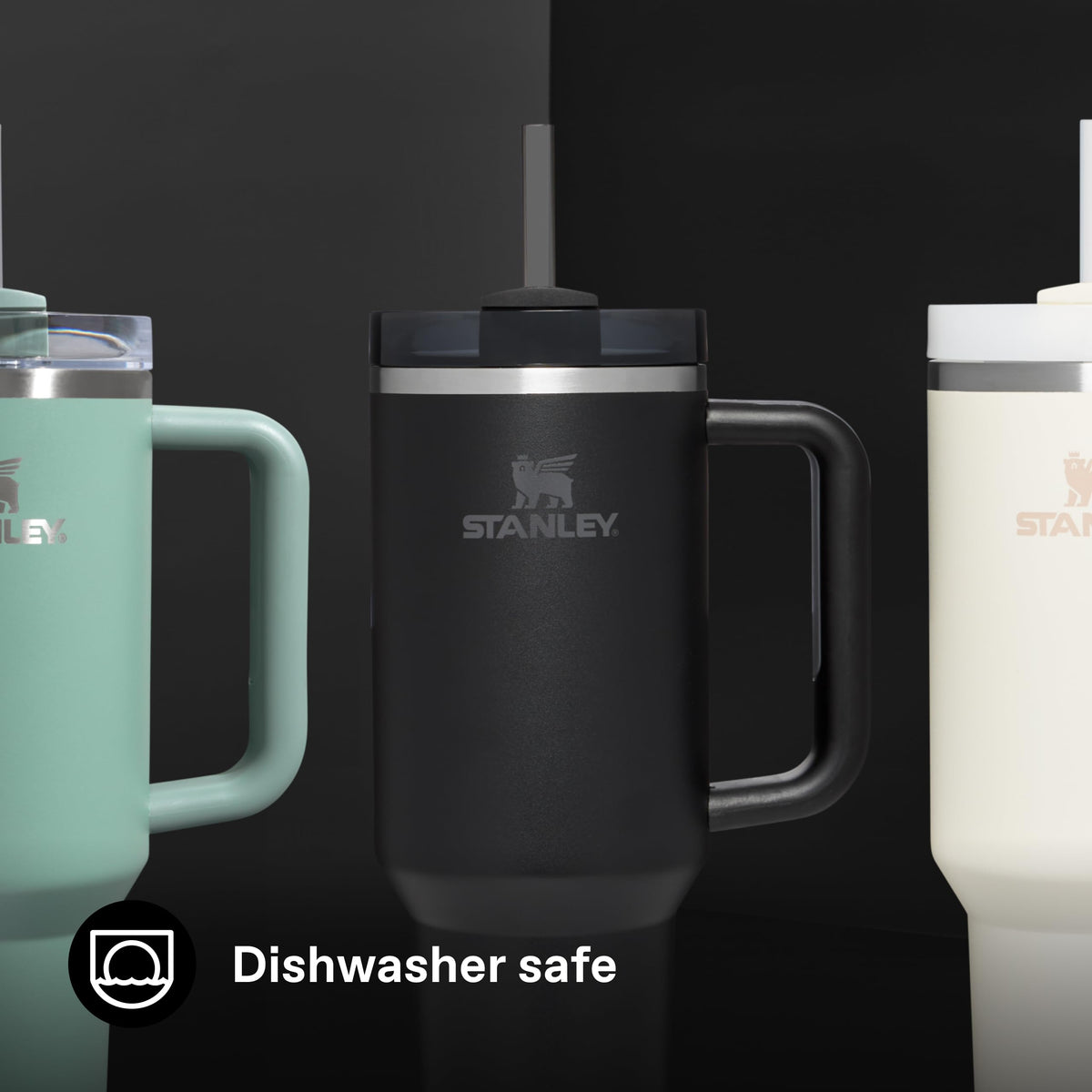 Stanley Quencher H2.0 Flowstate Tumbler 1.2L Black
