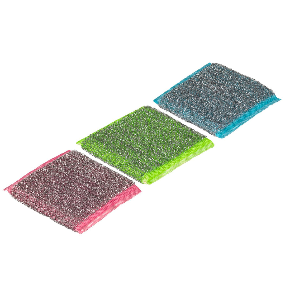 Vileda Glitzi Power Inox Colors Multicolored Scrubbers 3-Pack