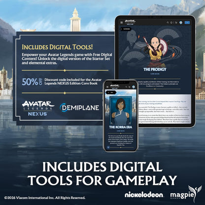 Magpie Games Avatar Legends RPG Starter Set