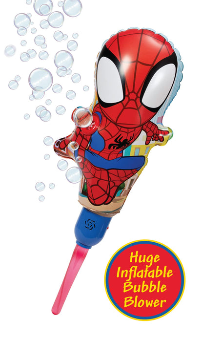 Little Kids Spider-Man Inflatable Bubble Machine with Stand