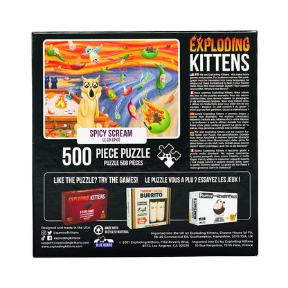 Exploding Kittens Jigsaw Puzzle Bundle with Slothness of Memory
