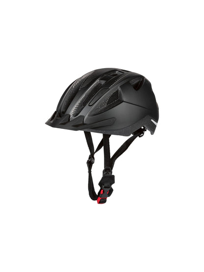 Crivit bicycle helmet with reflective details, removable visor, and insect protection